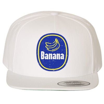 Banana Sticker Funny Fruit Lazy DIY Easy Halloween Costume Wool Snapback Cap