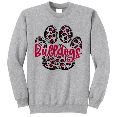 Bulldog School Football Team Mascot Spirit Game Day Tall Sweatshirt