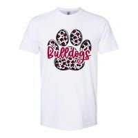 Bulldog School Football Team Mascot Spirit Game Day Softstyle CVC T-Shirt