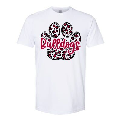 Bulldog School Football Team Mascot Spirit Game Day Softstyle® CVC T-Shirt