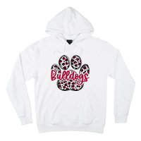 Bulldog School Football Team Mascot Spirit Game Day Hoodie