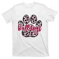 Bulldog School Football Team Mascot Spirit Game Day T-Shirt