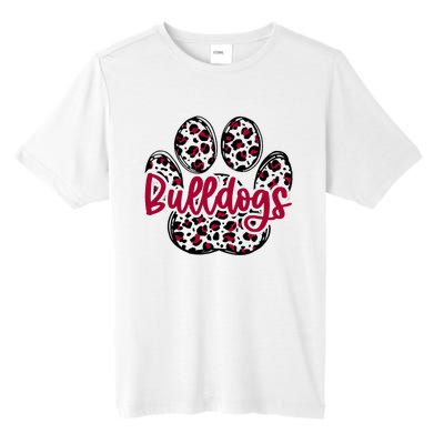 Bulldog School Football Team Mascot Spirit Game Day Tall Fusion ChromaSoft Performance T-Shirt