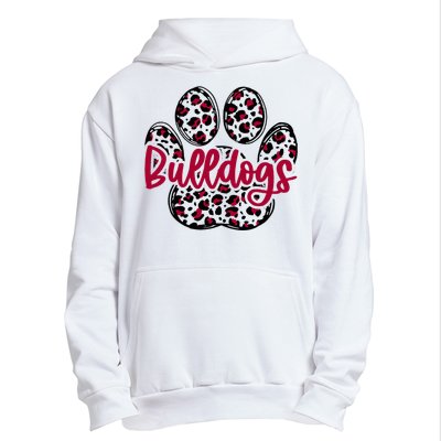 Bulldog School Football Team Mascot Spirit Game Day Urban Pullover Hoodie