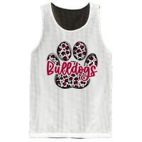 Bulldog School Football Team Mascot Spirit Game Day Mesh Reversible Basketball Jersey Tank