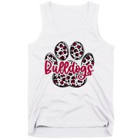 Bulldog School Football Team Mascot Spirit Game Day Tank Top