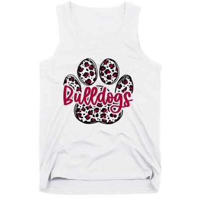 Bulldog School Football Team Mascot Spirit Game Day Tank Top