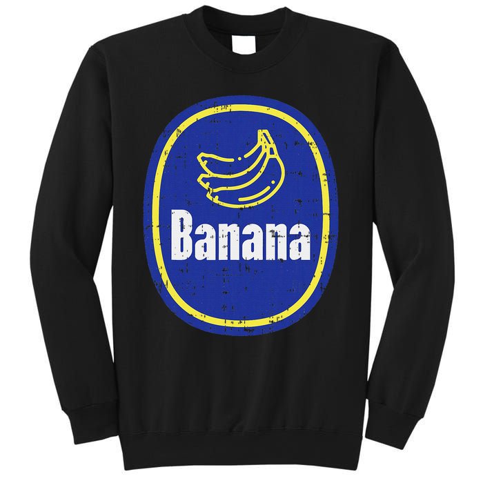 Banana Sticker Funny Fruit Lazy Diy Easy Halloween Costume Sweatshirt