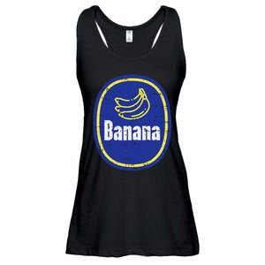 Banana Sticker Funny Fruit Lazy Diy Easy Halloween Costume Ladies Essential Flowy Tank