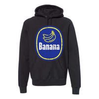 Banana Sticker Funny Fruit Lazy Diy Easy Halloween Costume Premium Hoodie