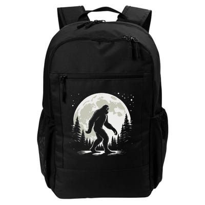 Bigfoot Sasquatch Full Moon Forest Graphic Funny Big Foot Backpack