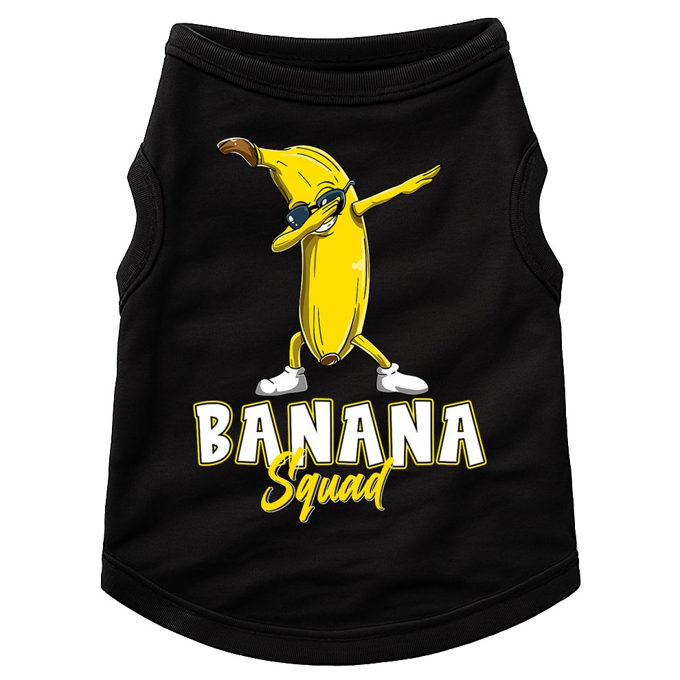 Banana Squad Funny Dabbing Doggie Tank