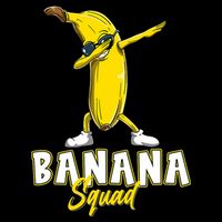 Banana Squad Funny Dabbing Cooling Performance Crew T-Shirt