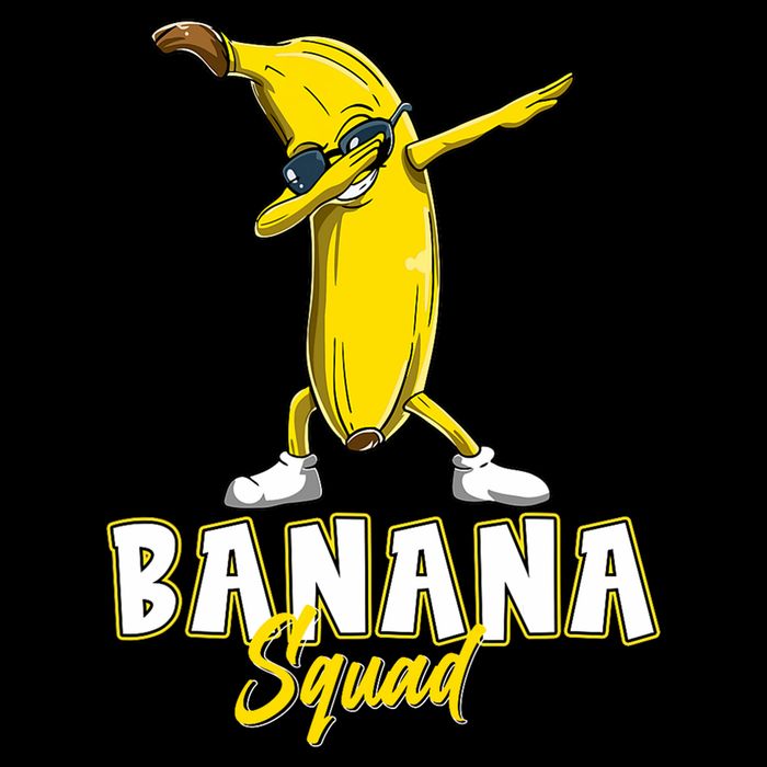Banana Squad Funny Dabbing Cooling Performance Crew T-Shirt