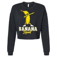 Banana Squad Funny Dabbing Cropped Pullover Crew