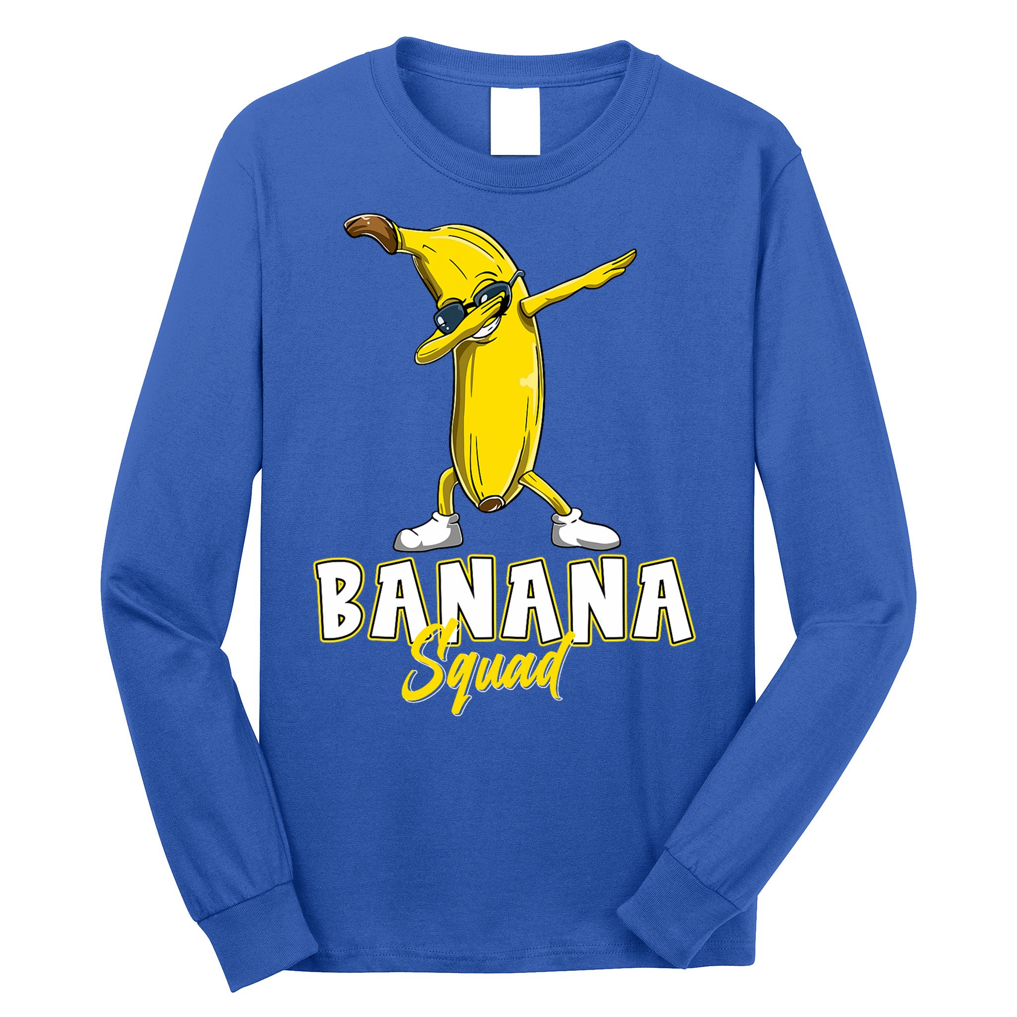 Banana Squad Funny Dabbing Long Sleeve Shirt