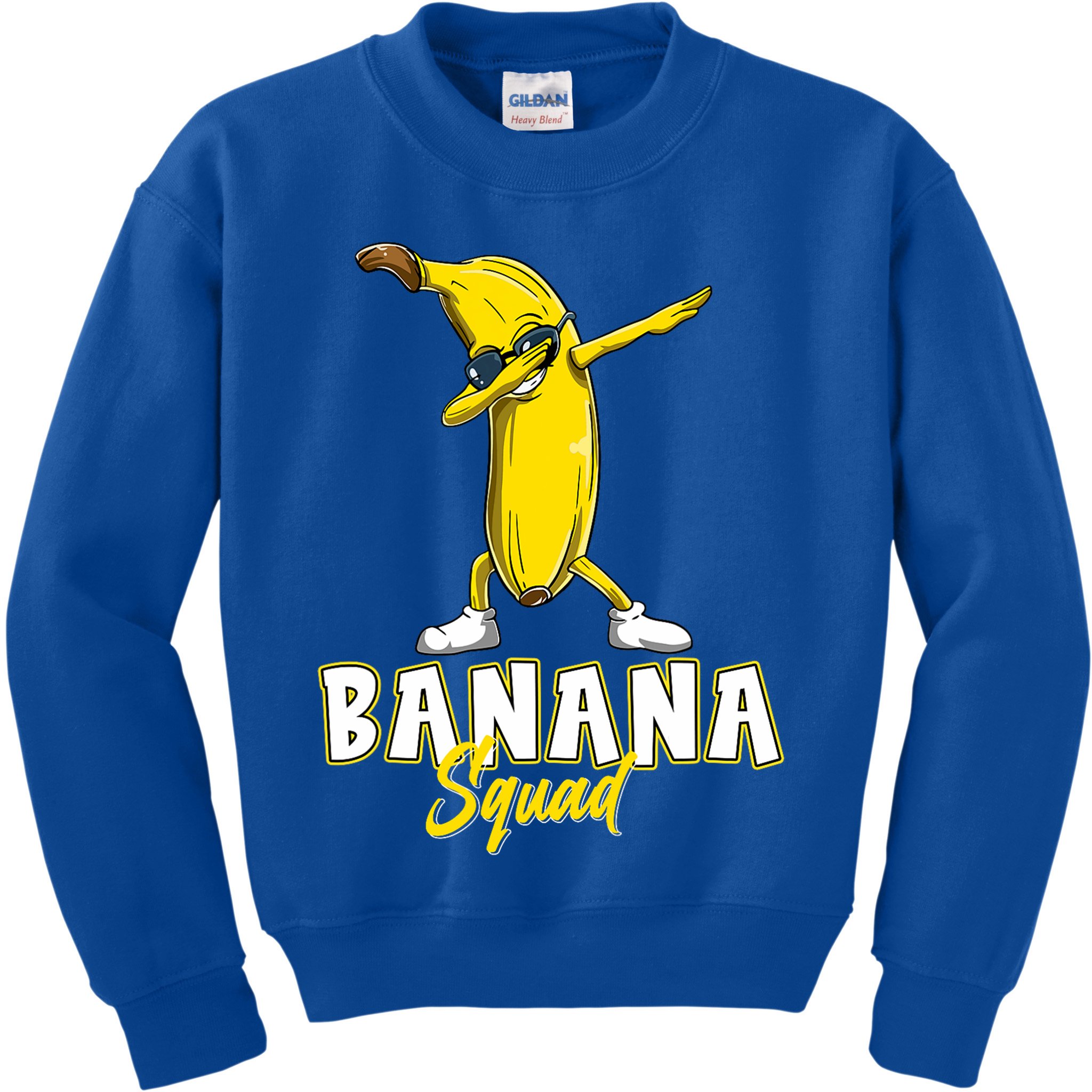 Banana Squad Funny Dabbing Kids Sweatshirt