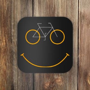 Bike Smiling Face Funny MTB Cycling Coaster