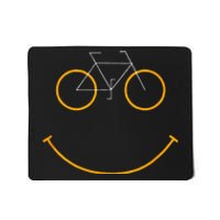 Bike Smiling Face Funny MTB Cycling Mousepad