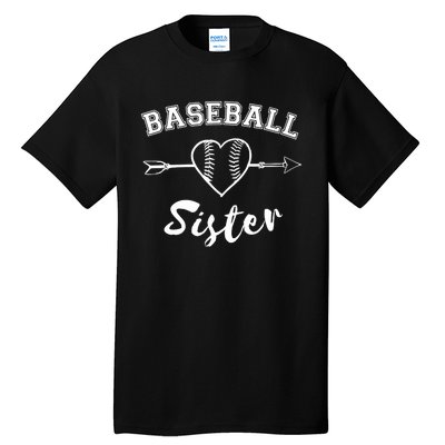 Baseball Sister Family Tall T-Shirt