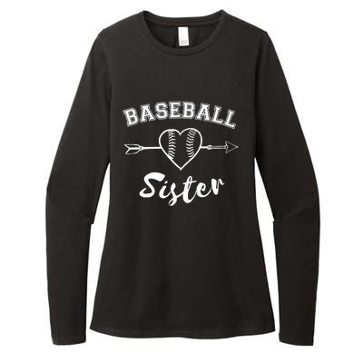 Baseball Sister Family Womens CVC Long Sleeve Shirt