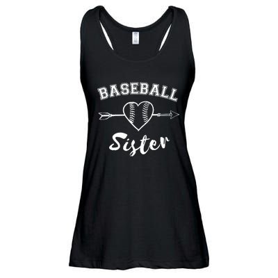 Baseball Sister Family Ladies Essential Flowy Tank