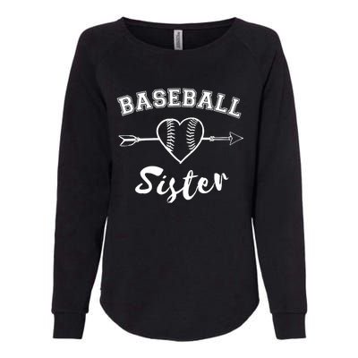 Baseball Sister Family Womens California Wash Sweatshirt