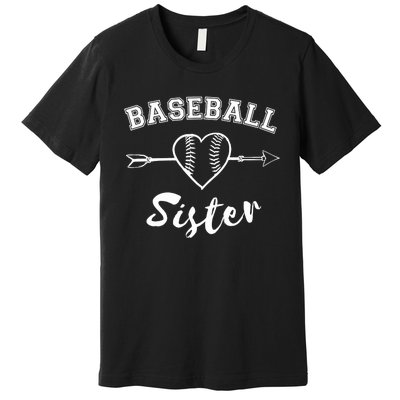 Baseball Sister Family Premium T-Shirt