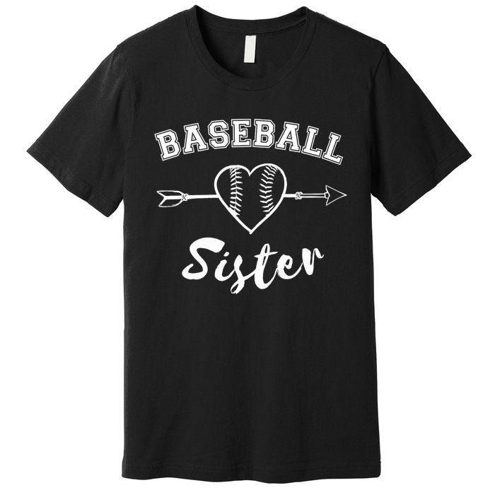 Baseball Sister Family Premium T-Shirt