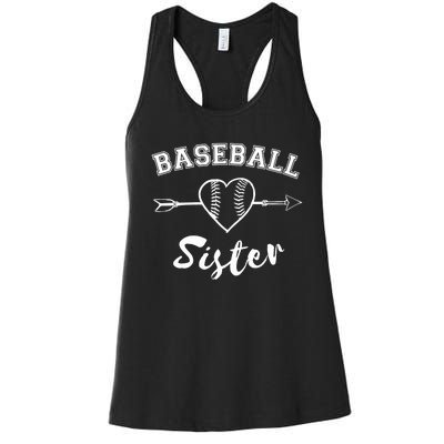 Baseball Sister Family Women's Racerback Tank