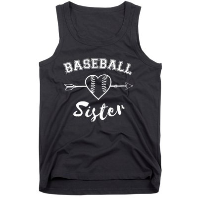 Baseball Sister Family Tank Top