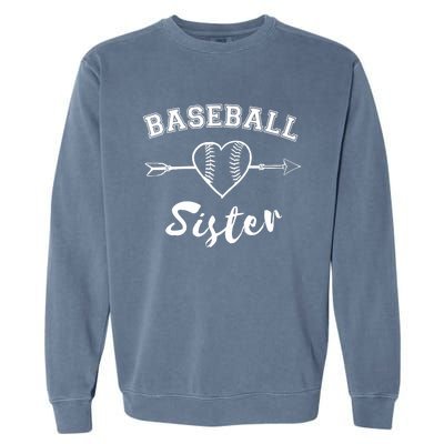 Baseball Sister Family Garment-Dyed Sweatshirt