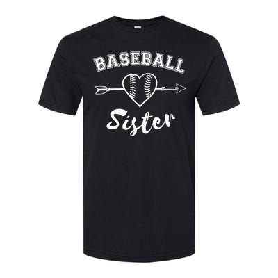 Baseball Sister Family Softstyle CVC T-Shirt