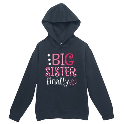 Big Sister Finally Pregnancy Announcement Urban Pullover Hoodie