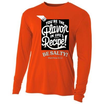 Be Salty Flavor Cooling Performance Long Sleeve Crew