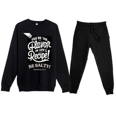 Be Salty Flavor Premium Crewneck Sweatsuit Set