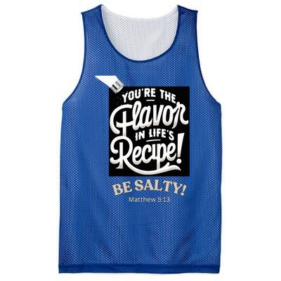 Be Salty Flavor Mesh Reversible Basketball Jersey Tank