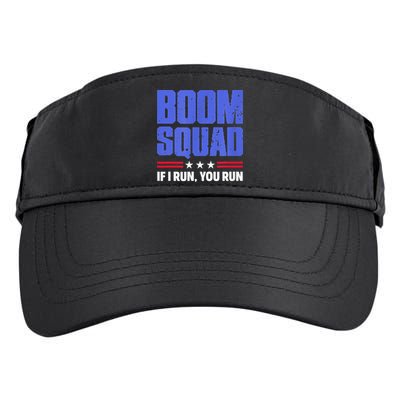 BOOM SQUAD Fireworks Director 4th of July Gift Adult Drive Performance Visor
