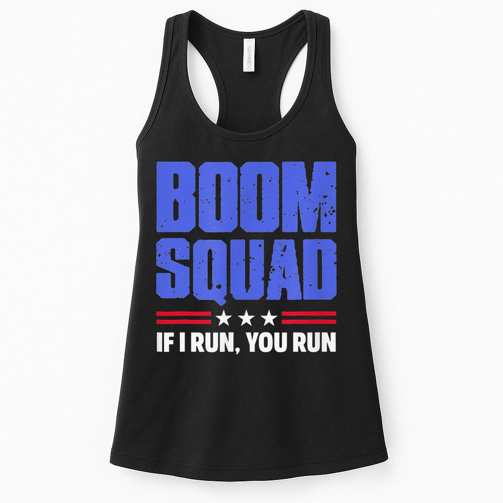 BOOM SQUAD Fireworks Director 4th of July Gift Womens Tank Top