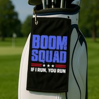 BOOM SQUAD Fireworks Director 4th of July Gift Golf Towel