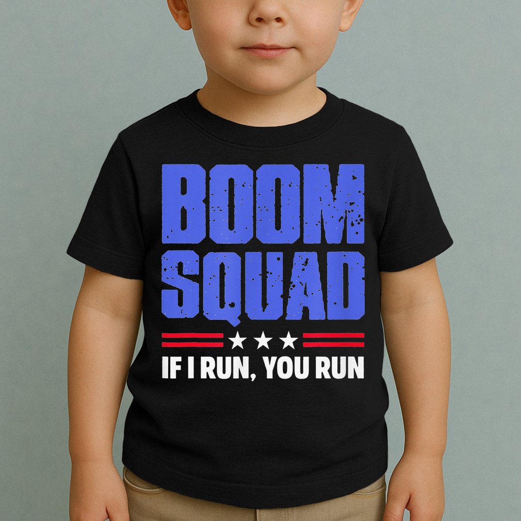 BOOM SQUAD Fireworks Director 4th of July Gift Toddler T-Shirt