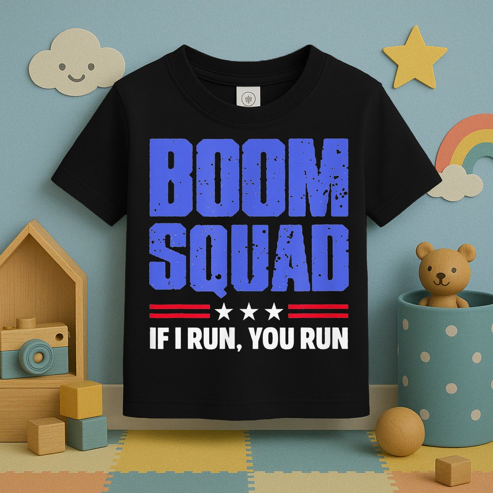 BOOM SQUAD Fireworks Director 4th of July Gift Toddler T-Shirt