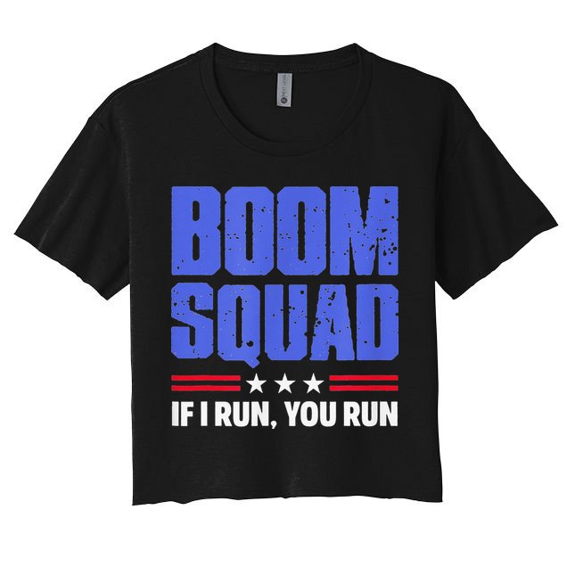 BOOM SQUAD Fireworks Director 4th of July Gift Crop Top