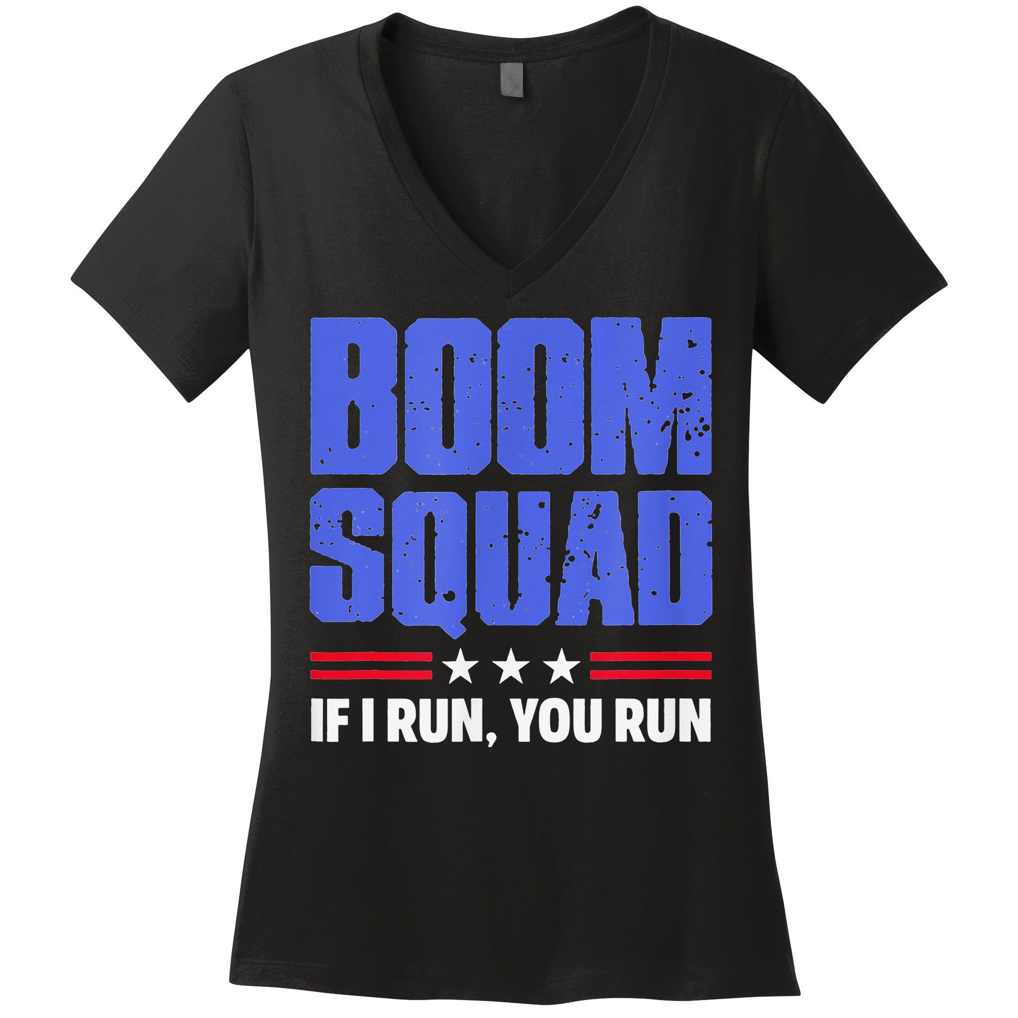 BOOM SQUAD Fireworks Director 4th of July Gift Women's V-Neck T-Shirt