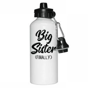 Big Sister Finally Toddlers Big Sister Aluminum Water Bottle