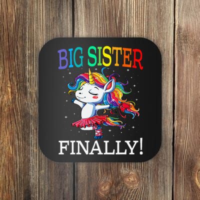 Big Sister Finally Unicorn Coaster