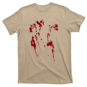 Blood Stains Funny Spooky Halloween Costume Women T-Shirt