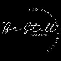 Be Still Faith Religious Jesus Christian Men Women Gifts T-Shirt