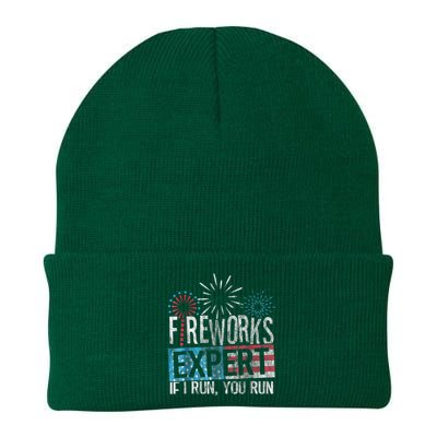 Boom Squad Fireworks Director 4th Of July Gift Knit Cap Winter Beanie