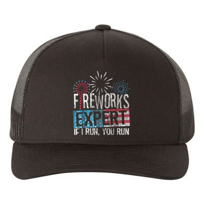 Boom Squad Fireworks Director 4th Of July Gift Yupoong Adult 5-Panel Trucker Hat